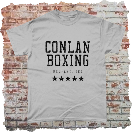 Conlan Boxing Belfast Tee (Grey)