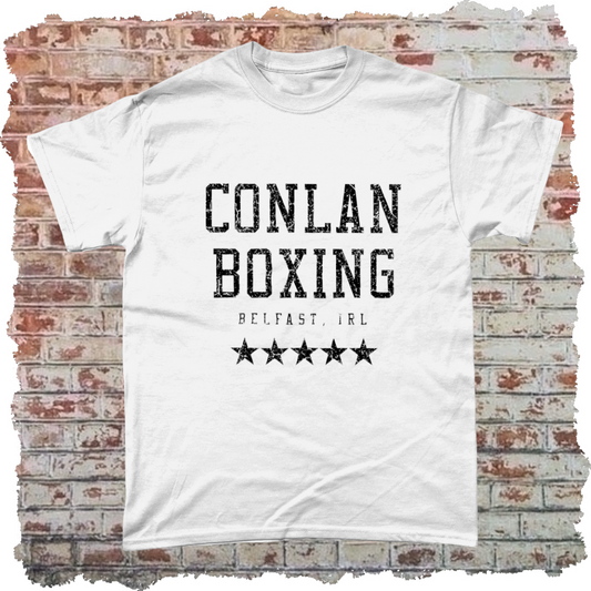 Conlan Boxing Belfast Tee (White)