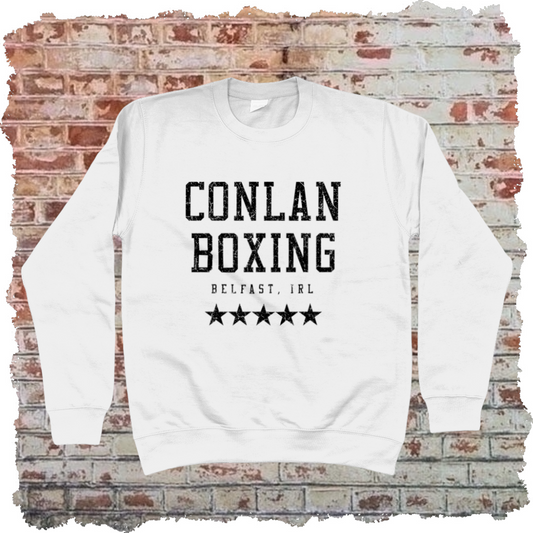 Conlan Boxing Belfast Sweatshirt (White)
