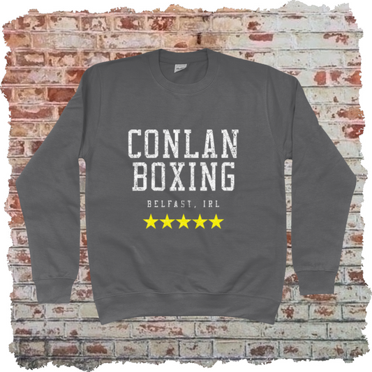 Conlan Boxing Belfast Sweatshirt (Grey)